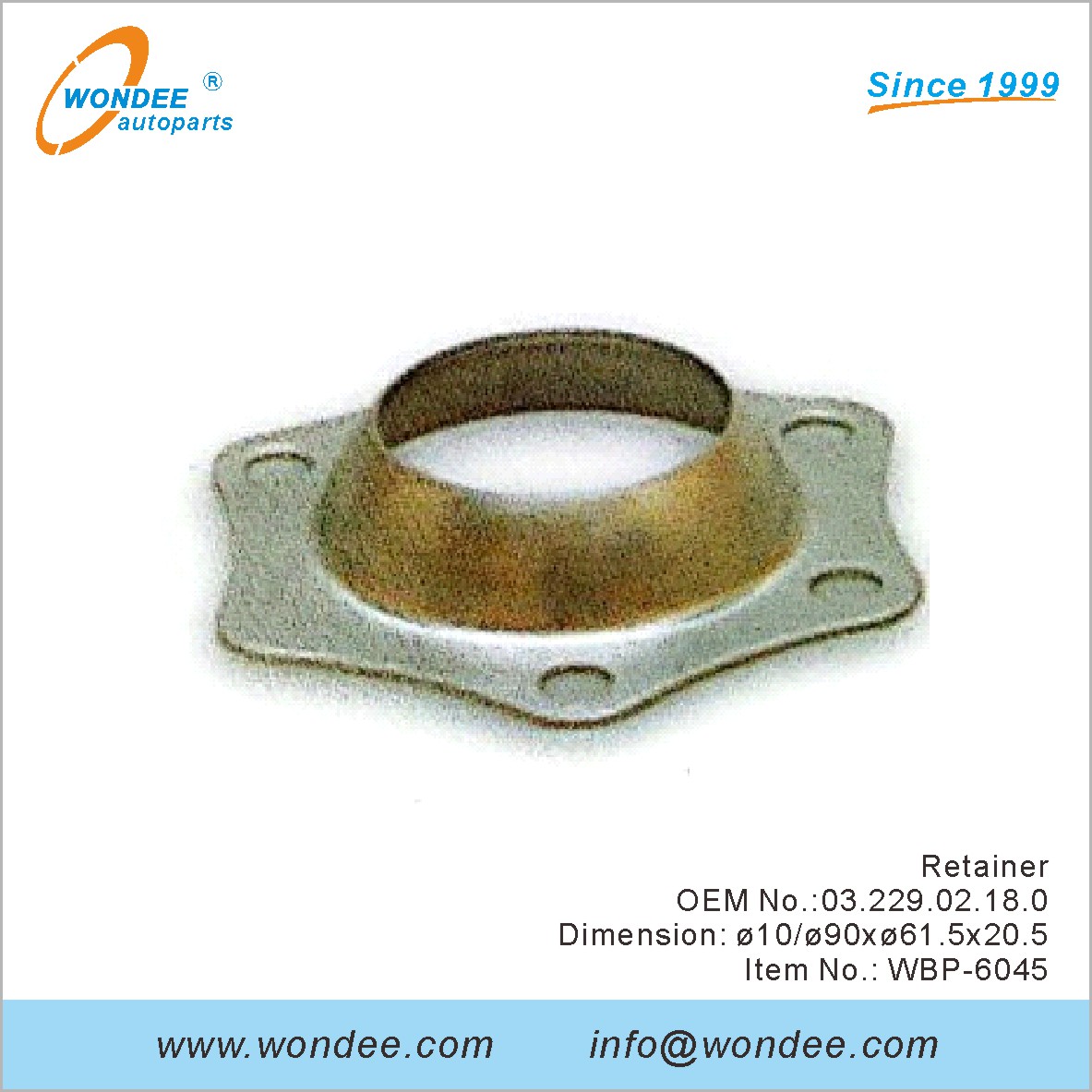 Удержание OEM 0322902180 для BPW от Wondee
