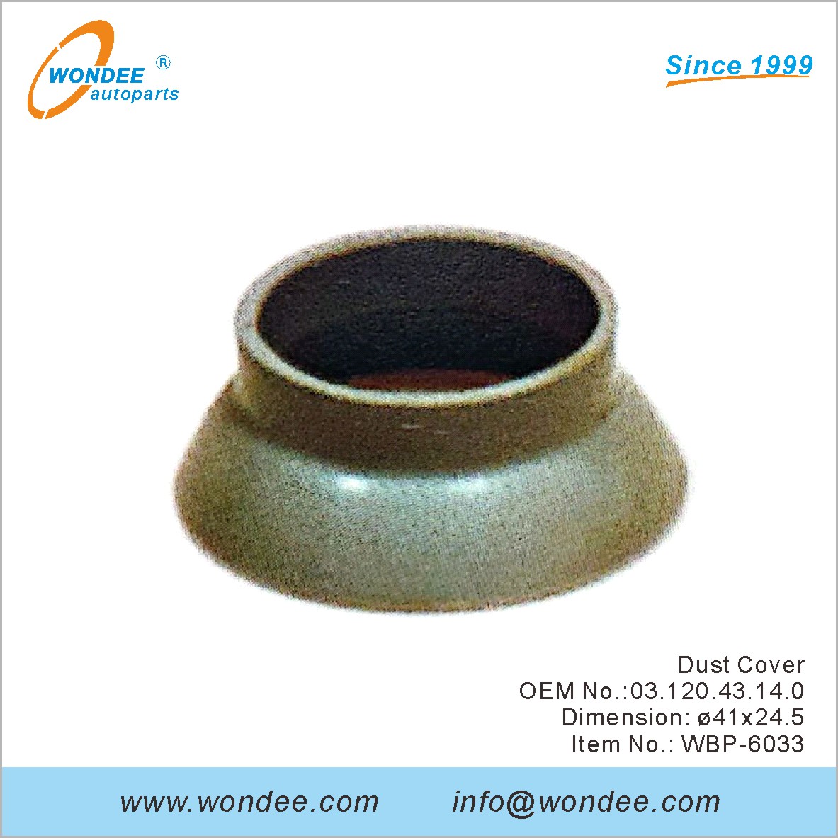 Dust Cover OEM 0312043140 для BPW от Wondee