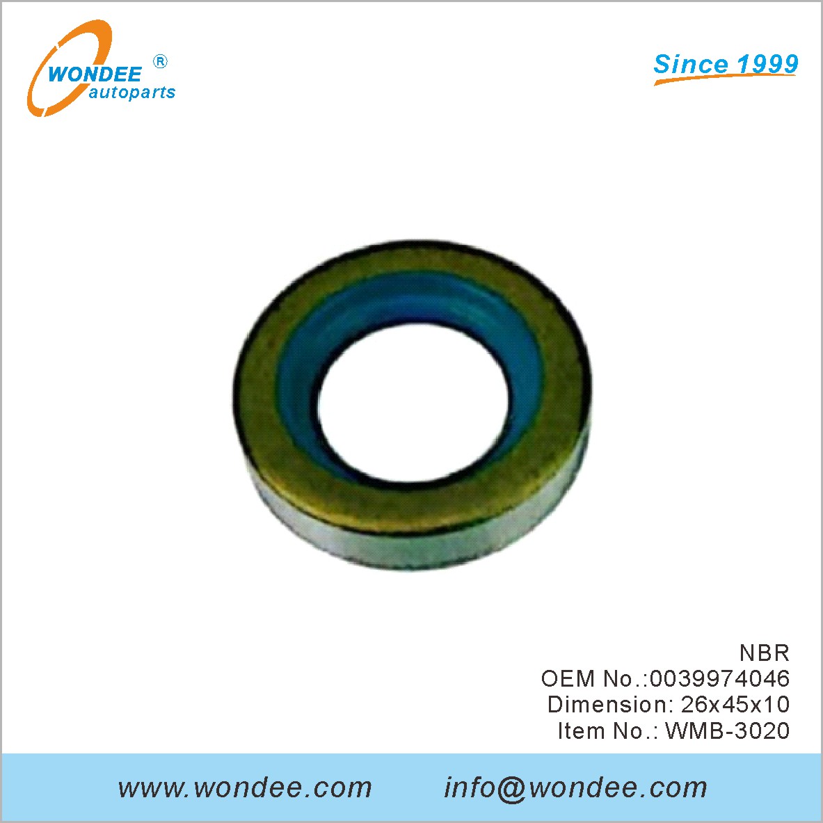 NBR OEM 0039974046 для Benz от Wondee