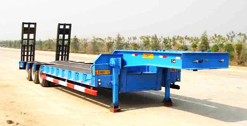 Wondee 2-Axle, 3-осевая низколетная полуприцеп для транспортировки оборудования с Китайской фабрики