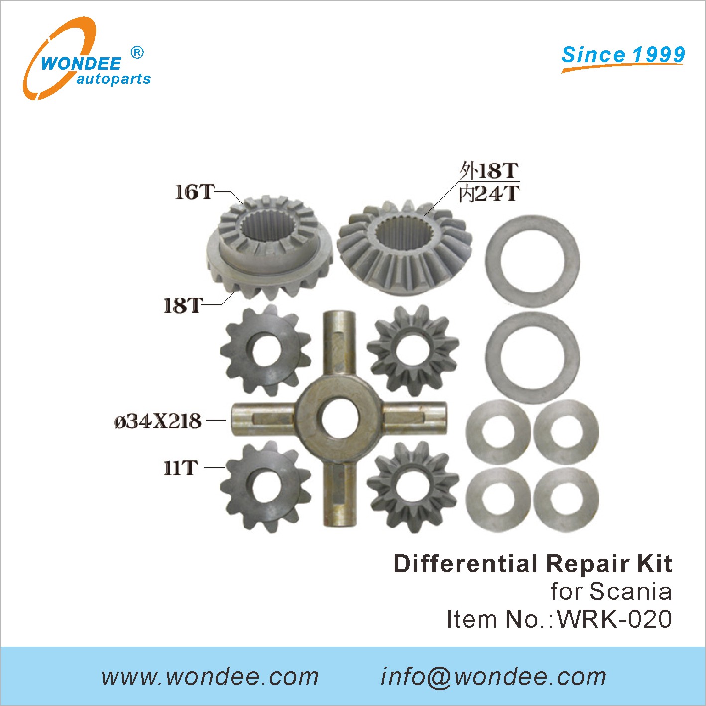 Wondee Differial Repair Kit (20)