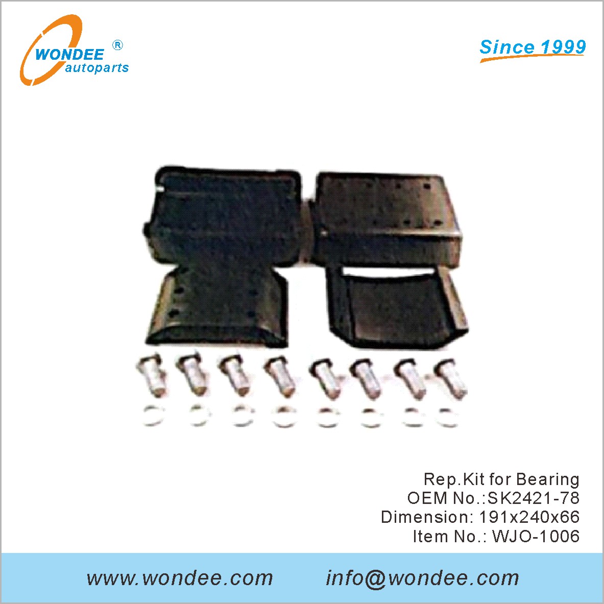 Rep.kit для несущего OEM SK2421-78 для Jost от Wondee