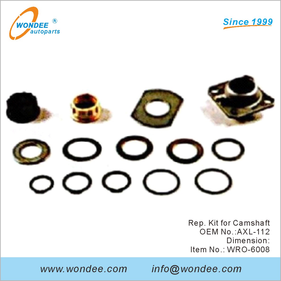 Республика для распределительного вала OEM AXL-112 для ROR от Wondee