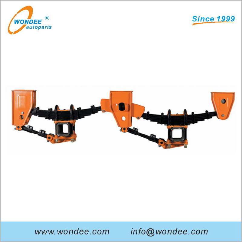 2-осные 3-осные механические подвески американского типа FUWA для тяжелых полуприцепов и грузовиков