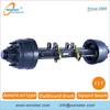13T 16T Heavy Duty American Fuwa Type Semi Trailers Axles for Heavy Duty Truck