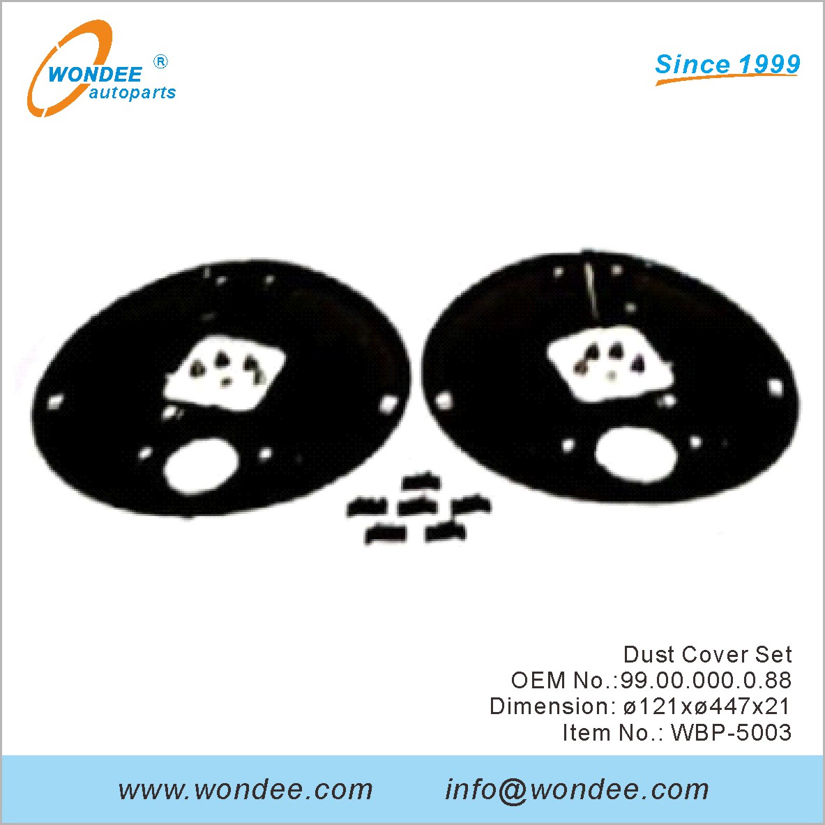 Dust Cover Set OEM 9900000088 для BPW от Wondee