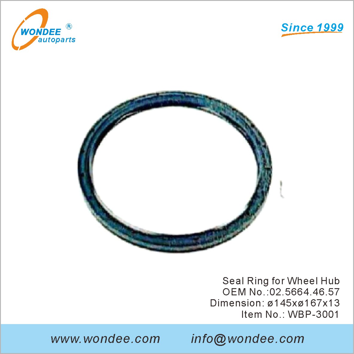 Зерновое кольцо для колесного хаба OEM 0256644657 для BPW от Wondee
