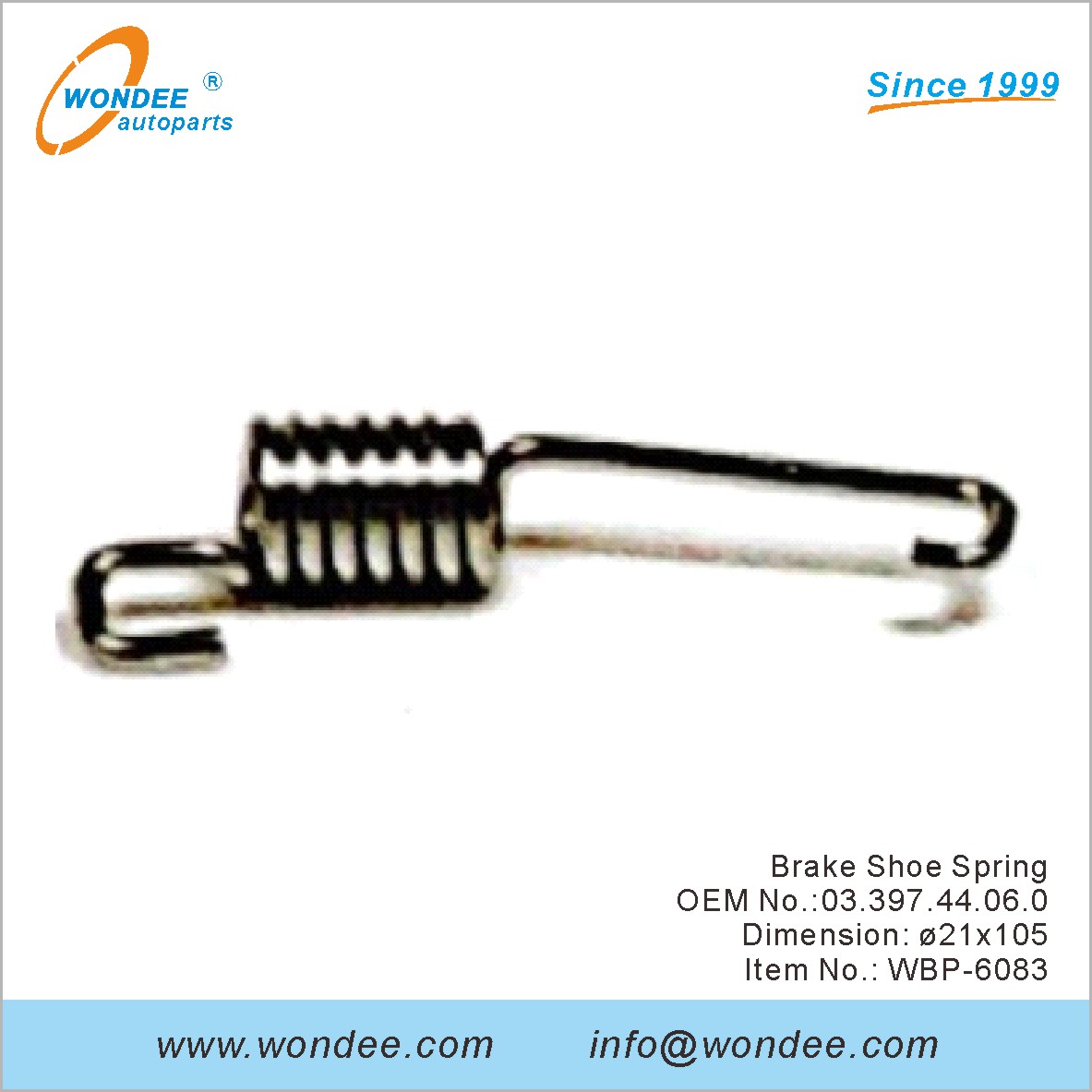 Тормозная обувь Spring OEM 0339744060 для BPW от Wondee