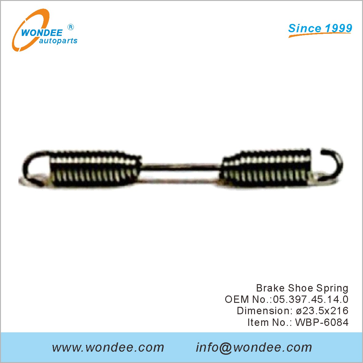 Тормозная обувь Spring OEM 0539745140 для BPW от Wondee