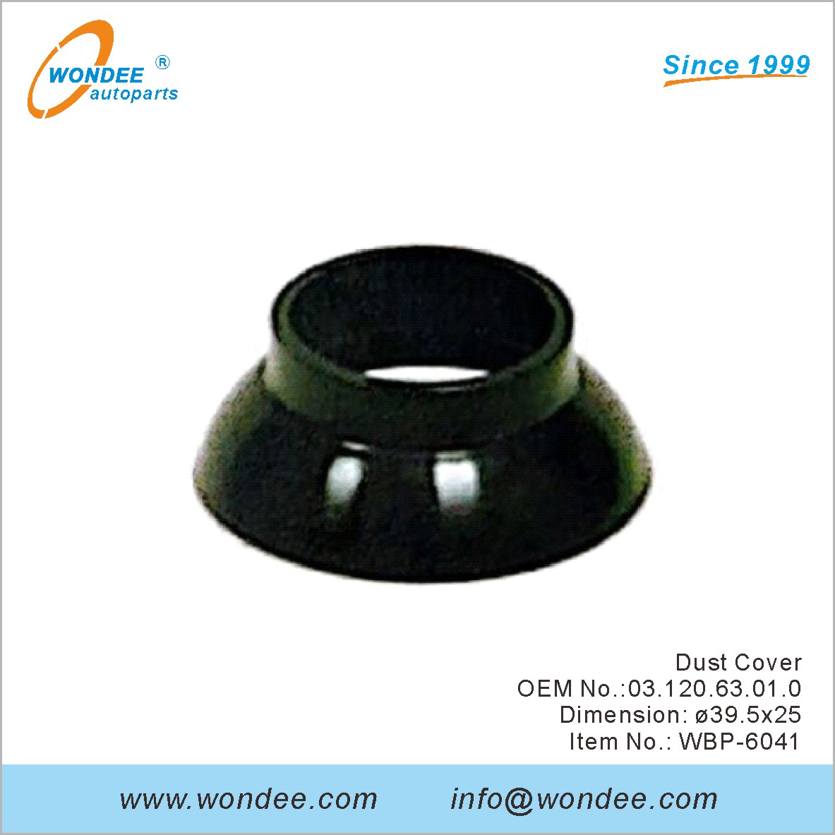 Dust Cover OEM 0312063010 для BPW от Wondee