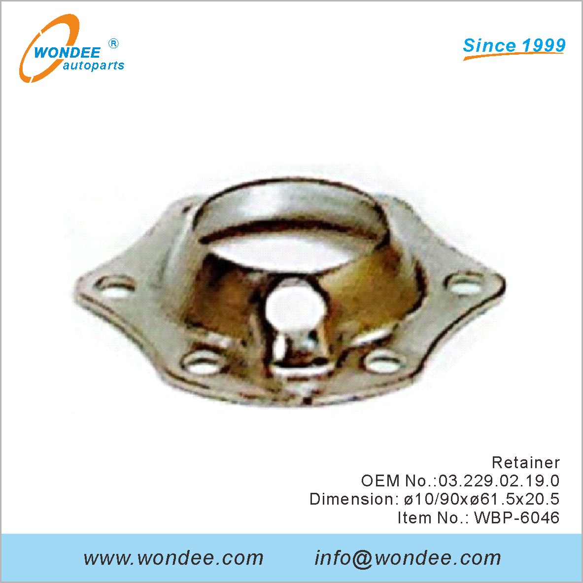 Удержание OEM 0322902190 для BPW от Wondee