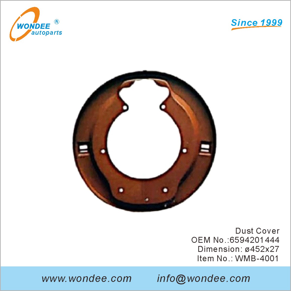 Dust Cover OEM 6594201444 для Benz от Wondee