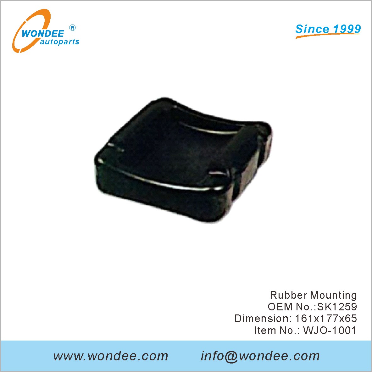 Резиновый монтаж OEM SK1259 для Jost от Wondee