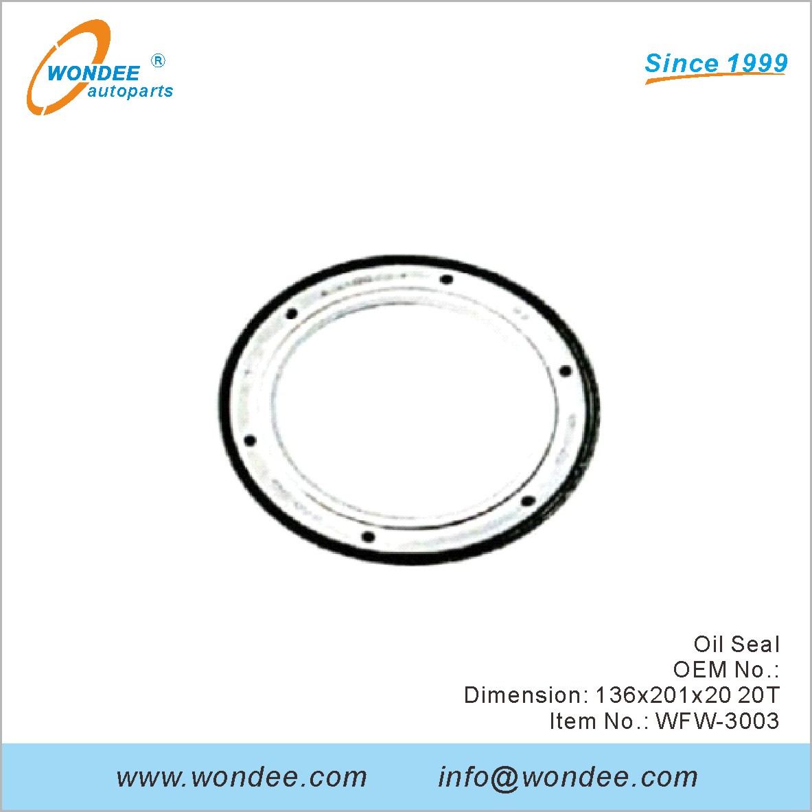 OEM OEM для масляного уплотнения для Fuwa от Wondee (3)