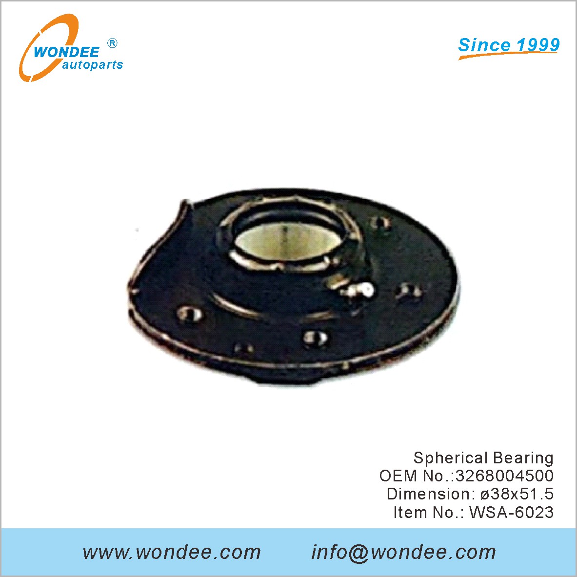 Сферический подшипник OEM 3268004500 для SAF от Wondee