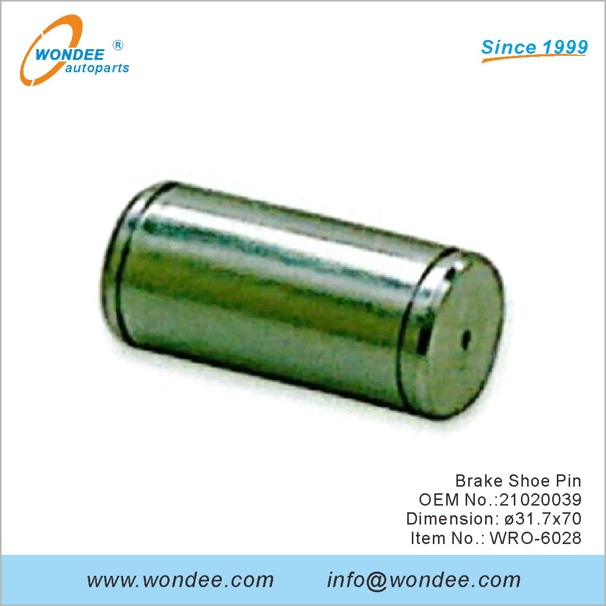 Тормозная обувь OEM 21020039 для ROR от Wondee