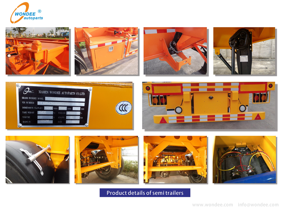 Wondee Semi Trailer Depall показывает