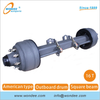 13T 16T Heavy Duty American Fuwa Type Semi Trailers Axles for Heavy Duty Truck