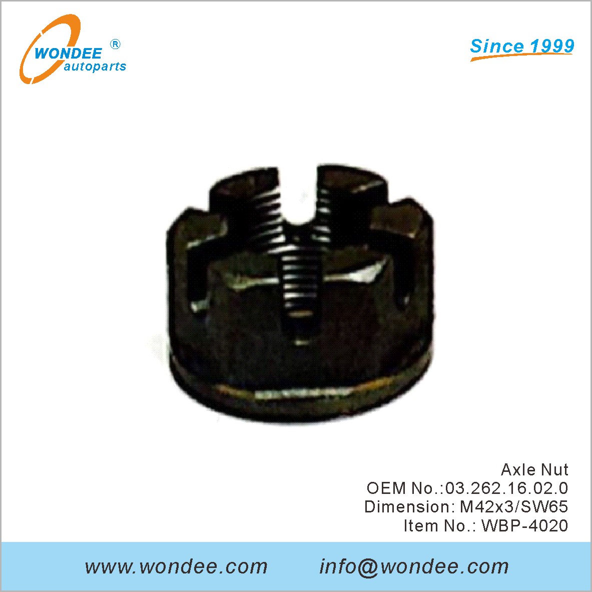 Oecle Nut OEM 0326216020 для BPW от Wondee
