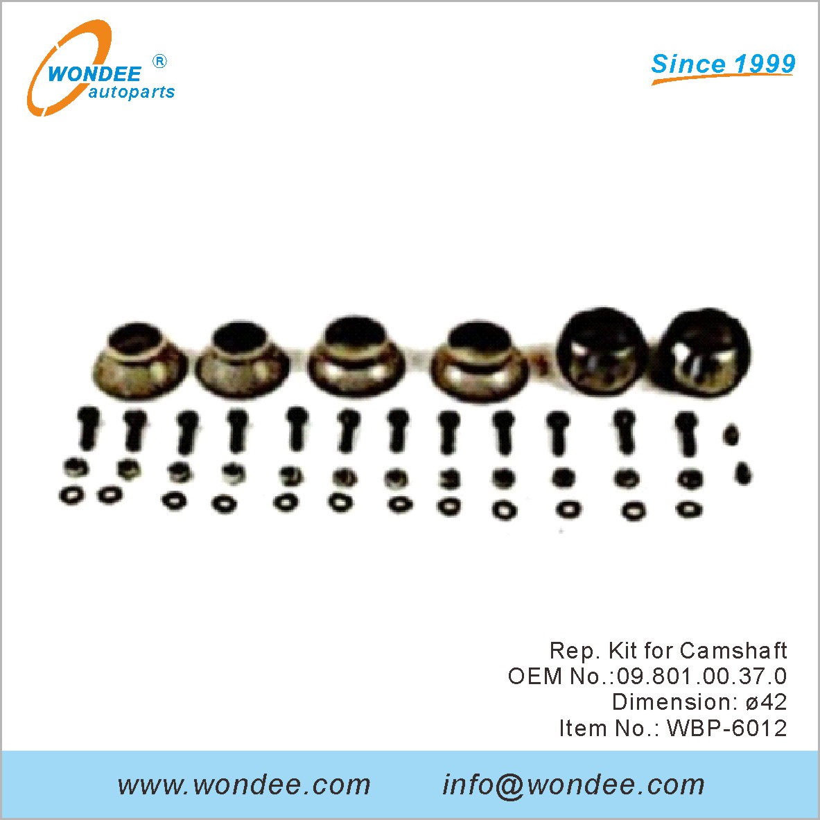 Rep Kit для распределительного вала OEM 0980100370 для BPW от Wondee