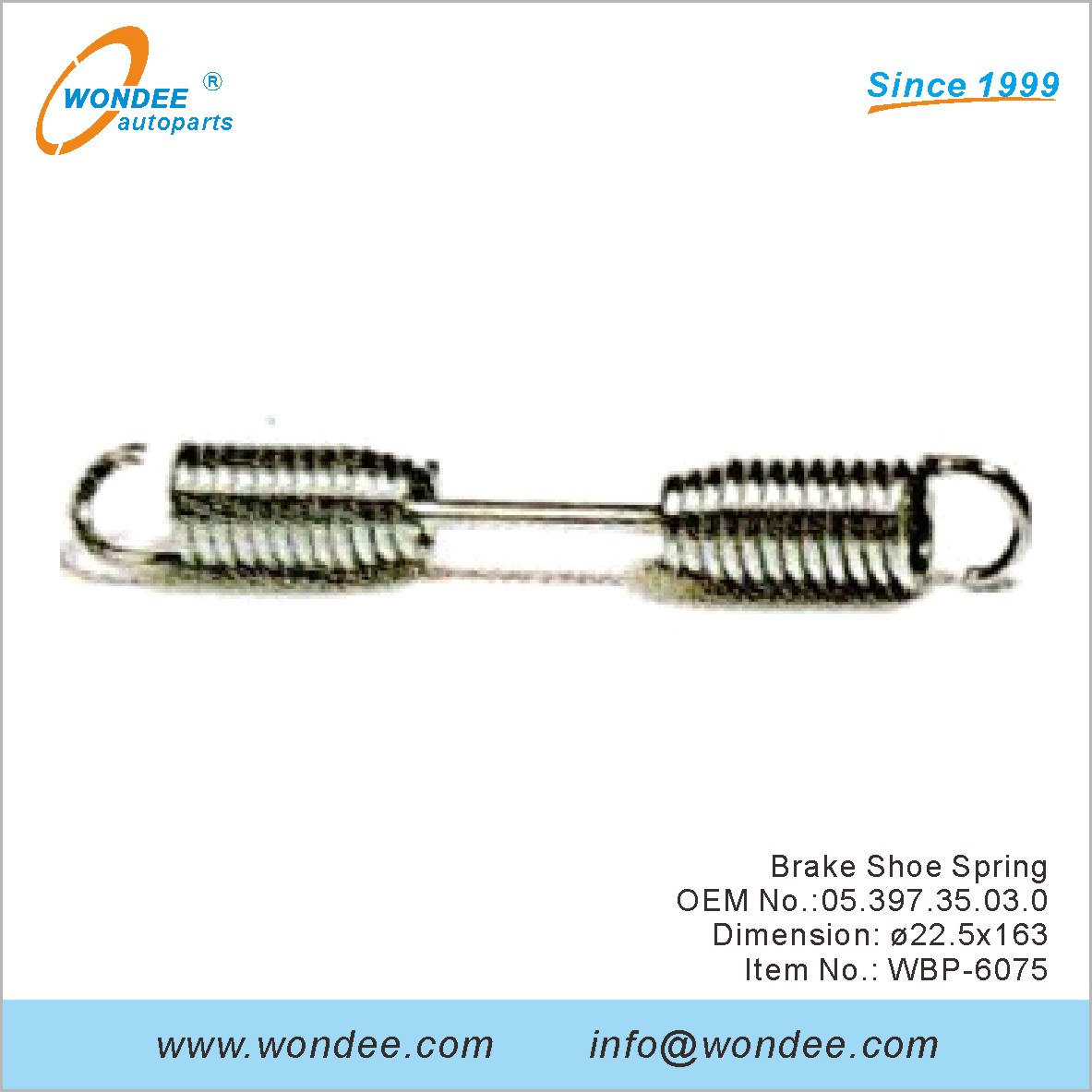 Тормозная обувь Spring OEM 0539735030 для BPW от Wondee