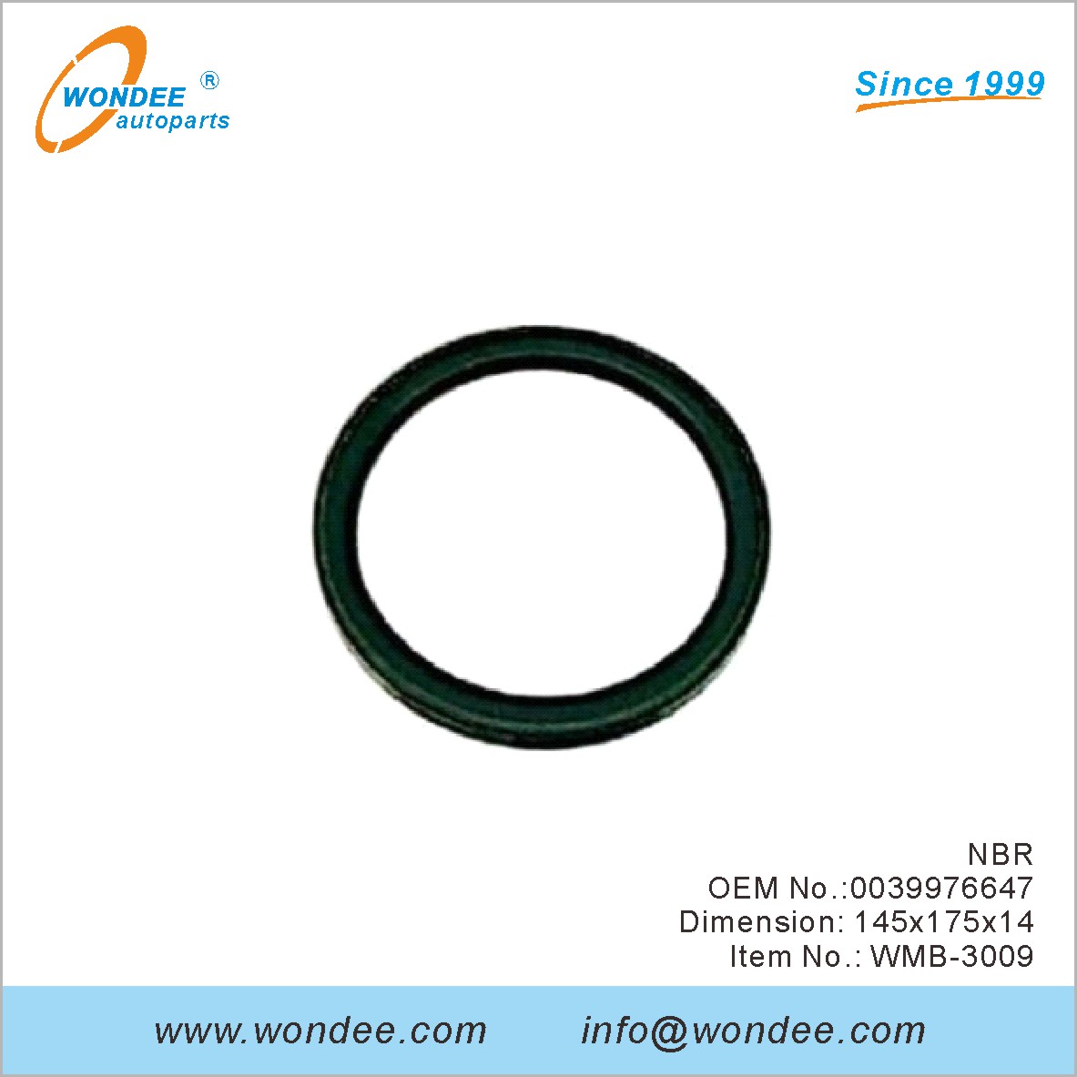 NBR OEM 0039976647 для Benz от Wondee