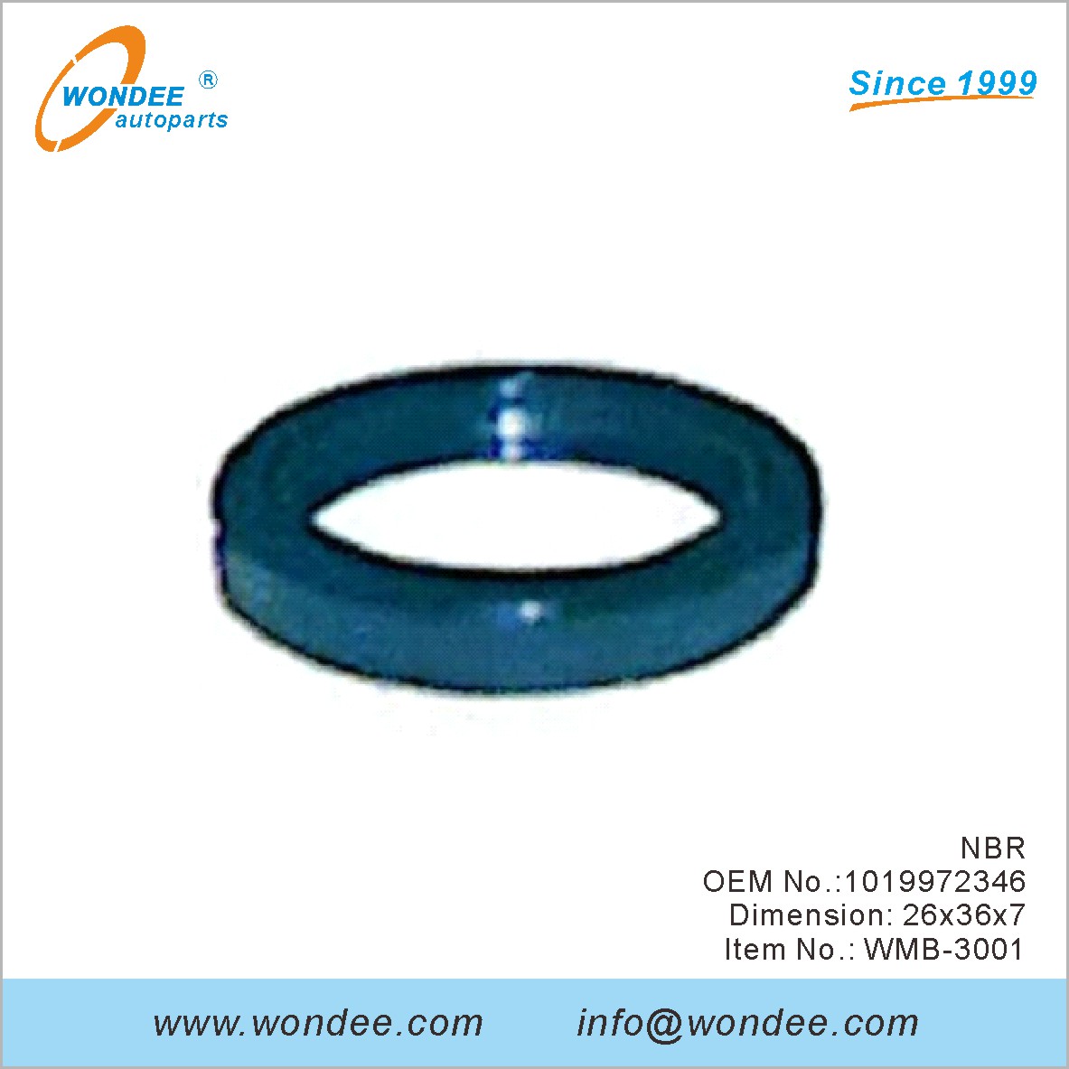 NBR OEM 1019972346 для Benz от Wondee