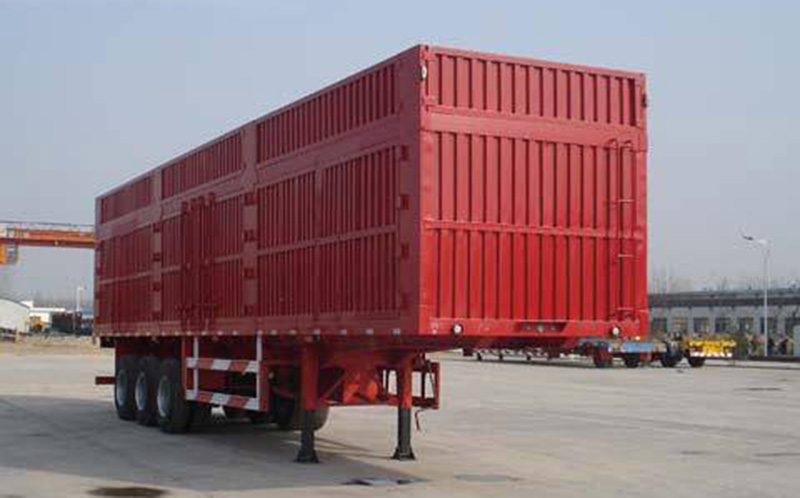 Wondee 3-Axle Van Semi Trailer для перевозки угля и песка от поставщика Китая