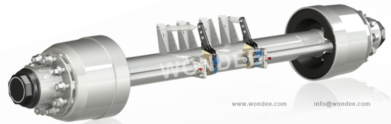 Ось нижней полуприцепы от Китая Производитель / Wondee Autoparts