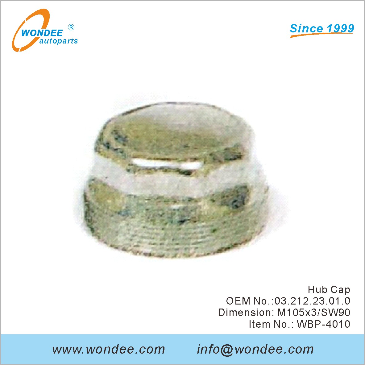 Hub Cap OEM 0321223010 для BPW от Wondee