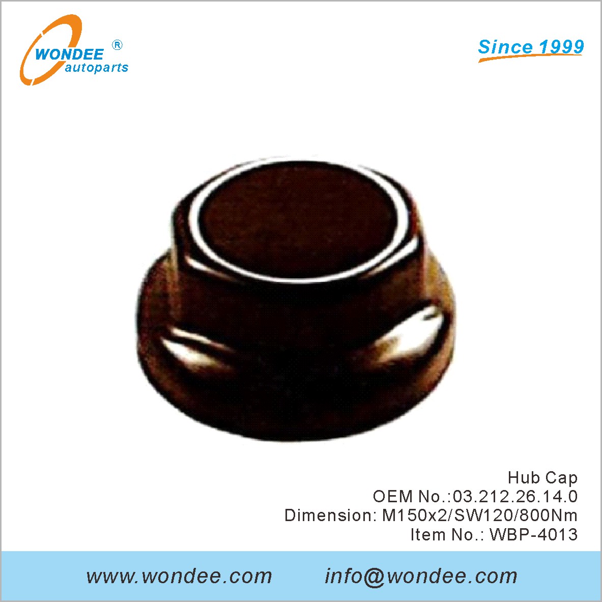 Hub Cap OEM 0321226140 для BPW от Wondee