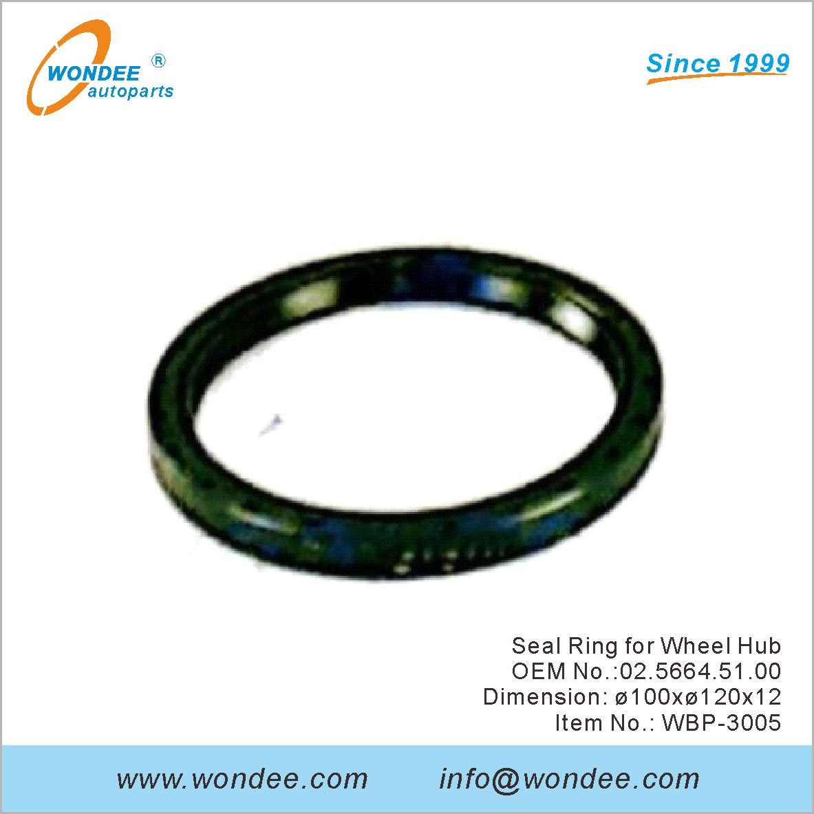 Зерновое кольцо для колесного хаба OEM 0256645100 для BPW от Wondee