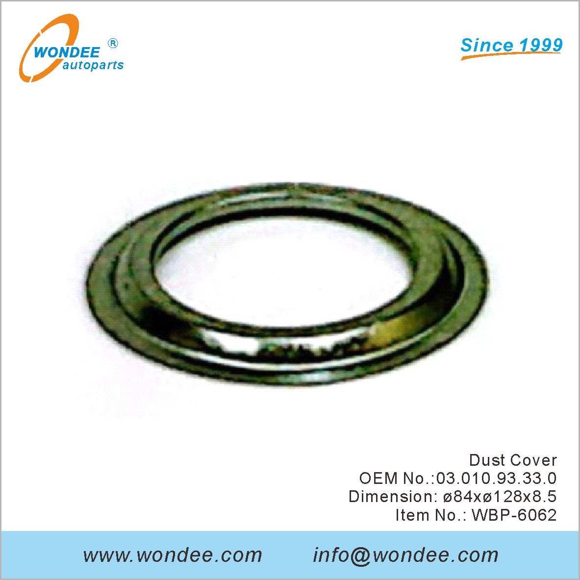 Dust Cover OEM 0301093330 для BPW от Wondee