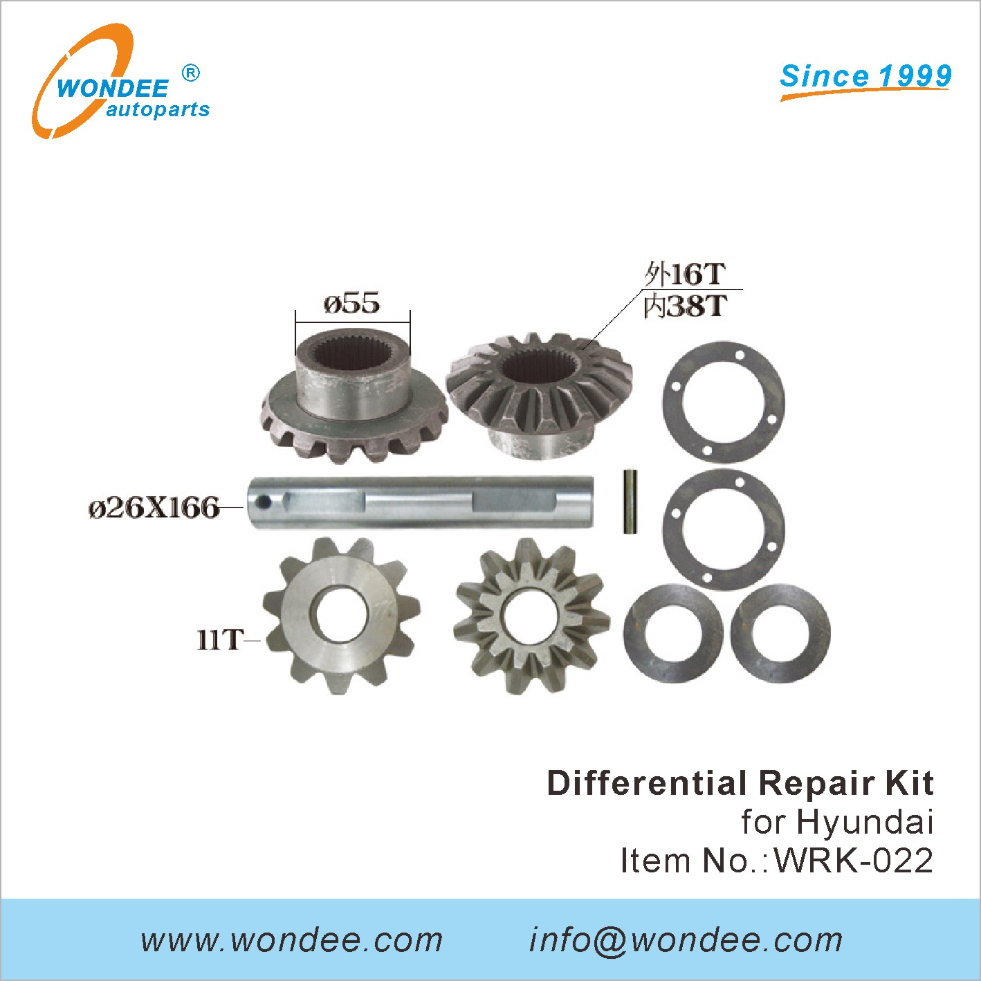 Wondee Differial Repair Kit (22)