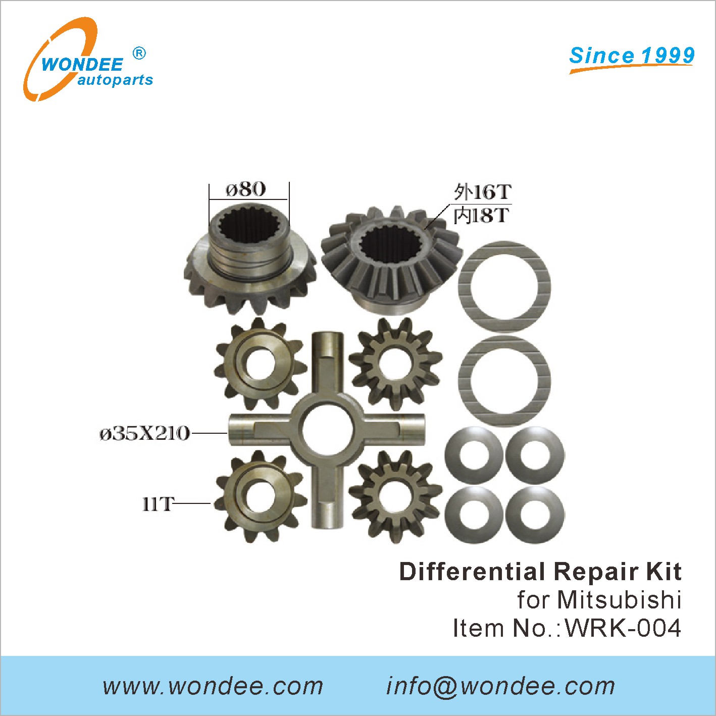 Wondee Differial Repair Kit (4)
