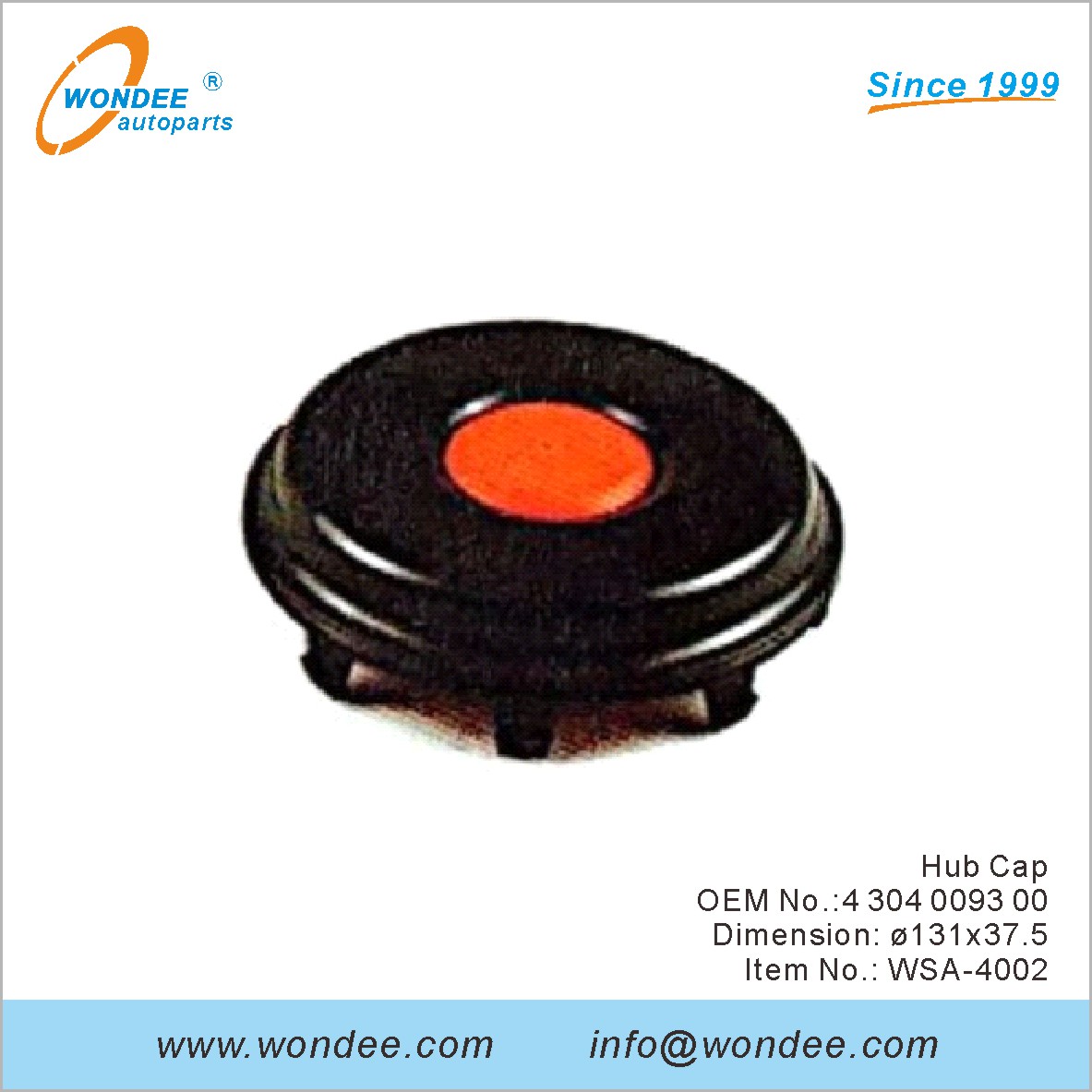 Hub Cap OEM 4 304 0093 00 для SAF от Wondee