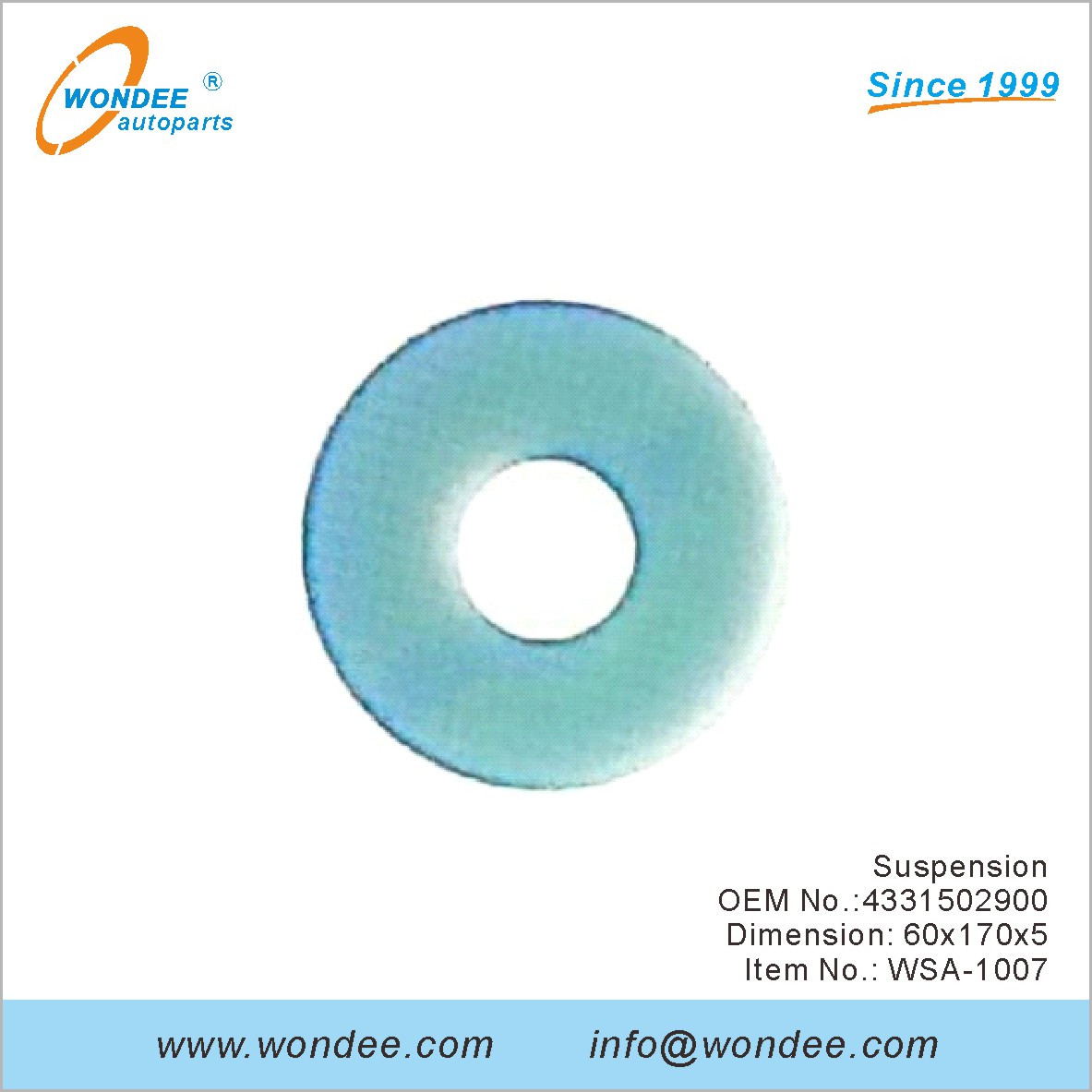 Подвеска OEM 4331502900 для SAF от Wondee