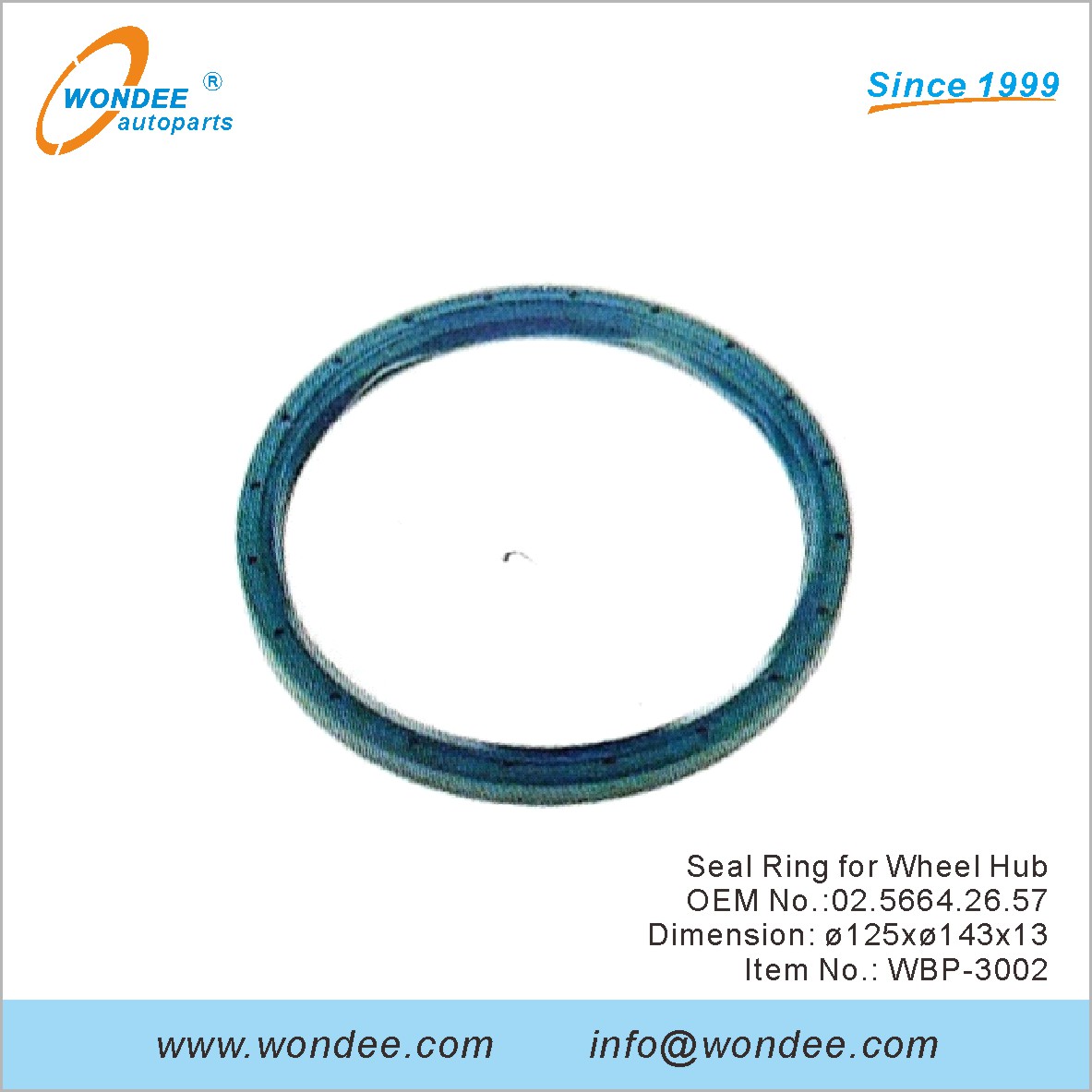 Зерновое кольцо для колесного хаба OEM 0256642657 для BPW от Wondee