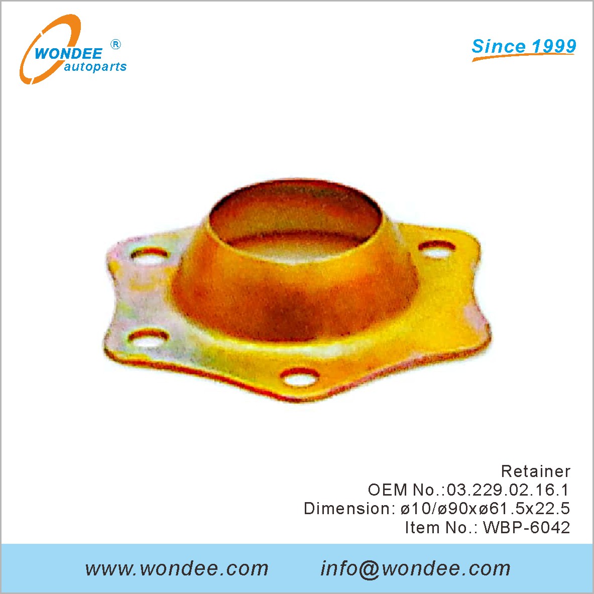Удержание OEM 0322902161 для BPW от Wondee