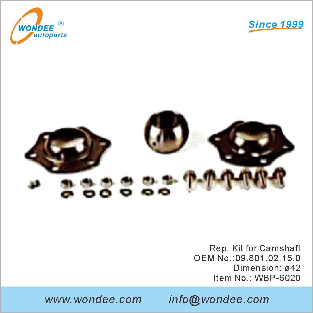 Rep Kit для распределительного вала OEM 0980102150 для BPW от Wondee